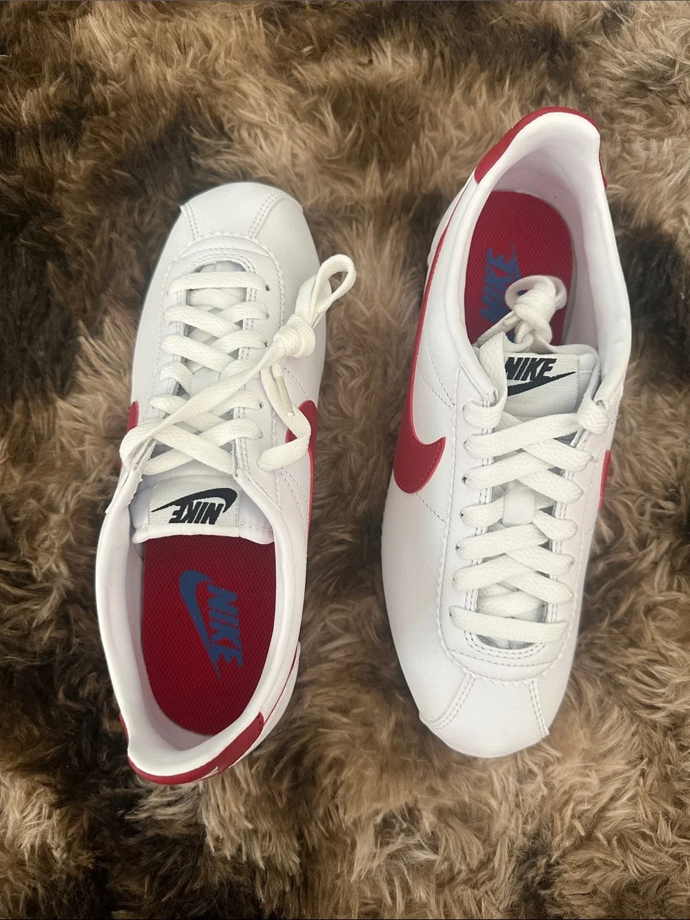 Nike classic cortez leather trainer